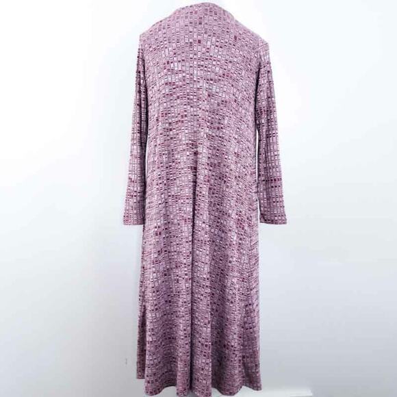 Lularoe Cardigan Duster Open Long Small Boho Front Pockets Midi Length - Picture 2 of 7